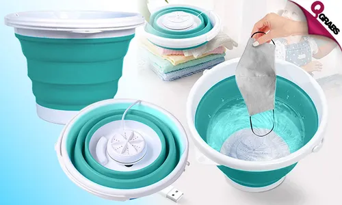 Mini Folding Washing Machine!
